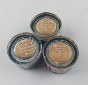 3 PACK REVLON COLORSTAY CREME EYESHADOW BUILT IN BRUSH 725 HONEY - Picture 1 of 9