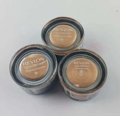 3 PACK REVLON COLORSTAY CREME EYESHADOW BUILT IN BRUSH 725 HONEY - Image 1 of 4