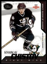 2002-03 PACIFIC CALDER SILVER Stanislav Chistov -- Rookie /299 Anaheim Mighty