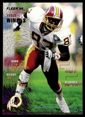 1995 Fleer #394 Tydus Winans - Washington Redskins - Image 1 of 2