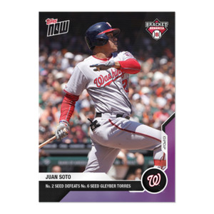 Juan Soto - 2020 TOPPS NOW Bracket Bonanza Card BB3-4 (PR 325)