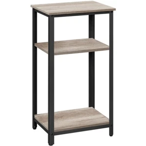  2PCS Tall End Table Industrial Side Slim 3-Tier Telephone Table Set Living Room - Picture 1 of 12