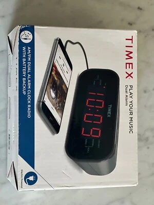 Timex - Radio reloj despertador doble AM/FM con pantalla LED de 1,2 pulgadas - T231B Foto 1 de 4