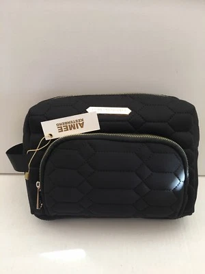 AIMEE KESTENBERG GRANDE ISABELA DIAMANTE PRETO PÍTON ACOLCHOADO ZÍPER DOURADO  - Imagem 1 de 4