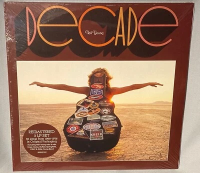 LP NEIL YOUNG Decade (3LPs Vinyl, 2017) NEW MINT SEALED - Image 1 of 2