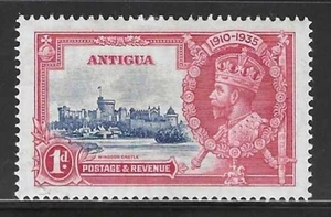 Antigua 1935 George V Silver Jubilee Stamp - Picture 1 of 2