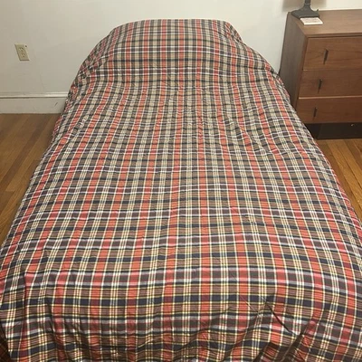 Funda nórdica vintage Lauren Ralph Lauren King Kennebunkport ropa de cama preppy a cuadros Foto 1 de 4