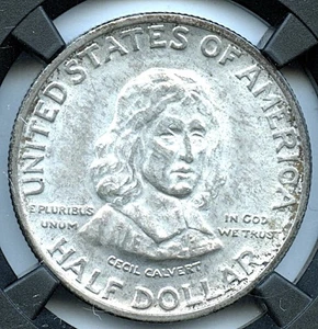 1934 Maryland Silver Commemorative, NGC 9.5 (MS65) - Picture 1 of 3