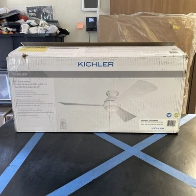 Kichler Lighting 330152MWH Sola - Ceiling Fan with Light Kit - Image 1 of 4