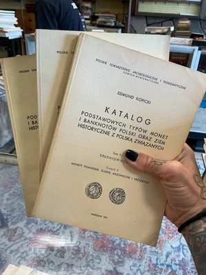 Edmund Kopicki Polish Coin Catalog Set Vol I & II (1974–76) Średniowiecze - Image 1 of 4