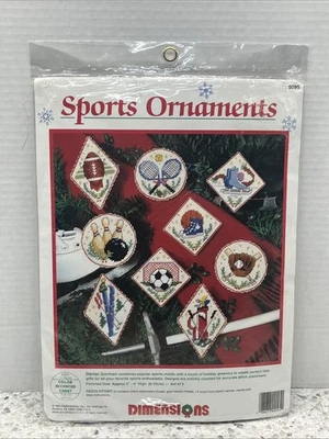 Nuevo de Lote Antiguo: 1994 Dimensiones: Adornos Deportivos Kit Navidad #9095: Varios Deportes Foto 1 de 2