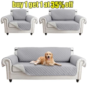 Sofa Slip Covers Reversible Waterproof Quilted Throws Pet Protector Couch Cover - Picture 1 of 21