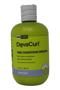 DevaCurl One Condition Original Rich Cream Conditioner Curly Hair 12oz - NEW!! - Picture 1 of 1