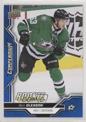 2018-19 Upper Deck Compendium Rookies Blue Ben Gleason #869 Rookie RC - Image 1 of 2