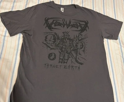 Voivod - Target Earth - 2013 Promo T-Shirt _Size XL -  THRASH METAL ** - Image 1 of 3