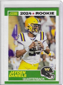 2024 Score - 35th Anniversary Rookie Jayden Daniels #2 Red (RC) - Picture 1 of 1