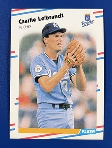 Fleer Baseball 1988 Charlie Leibrandt Kansas City Royals #263 - Imagen 1 de 2