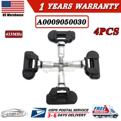 4X Tire Pressure Monitoring Sensor TPMS A0009050030 for Mercedes-Benz C300 C350 - Image 1 of 4