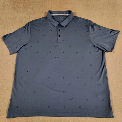 PUMA Golf Men's Cloudspun H8 Polo 533855 03 - Evening Sky Navy Size XXL - Image 1 of 4