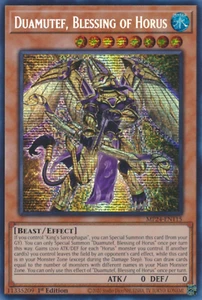 1X NM Duamutef, Blessing of Horus - MP24-EN115 - Prismatic Secret Rare 1st Ed - Picture 1 of 1