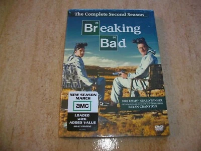 BREAKING BAD THE COMPLETE SECOND 2 Season DVD NEW SEALED - Imagen 1 de 2