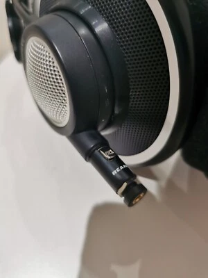 Mini Female XLR 3 pole to 3.5mm Jack AKG K702 Vmoda BoomPro adapter beyerdynamic - Image 1 of 4