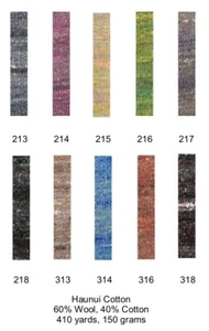 Neu Haunui Baumwollgarn von Noro; 10 fabelhafte Farben - Bild 1 von 12