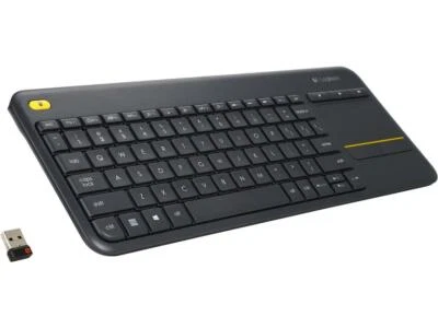 Logitech K400 Plus Wireless Touch TV Keyboard With Easy Media Control and Built- - Image 1 of 4
