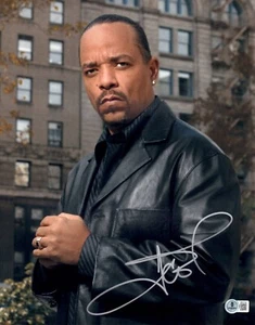 Ice-T Signed 11x14 Photo Law & Order SVU Authentic Autograph Beckett - Picture 1 of 1