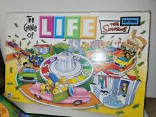 The Game Of Life "The Simpsons" Edition 99% Complete Board Game No Instructions