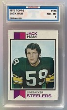 1973 Topps #115 Jack Ham Steelers RC Raw Pre Grade 8 NM Great Gifts Sport Cards