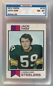 1973 Topps #115 Jack Ham Steelers RC Raw Pre Grade 8 NM Great Gifts Sport Cards