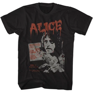 Alice Cooper Mad House Rock April 8th Men's T Shirt Shock Rock Concert Merch - Picture 1 of 5