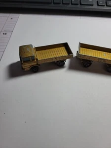 Vintage Matchbox - Mercedes Truck and Mercedes Trailer - Made in England - 1967 - Picture 1 of 7