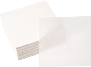 Waxed Butcher Paper Sheets | Hamburger Patty, | 200 Non-Stick Wax Paper Squares 