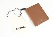 Sandro Card Marron Clair Portafoglio Uomo Taglia Unica Mucca Pelle Logo
