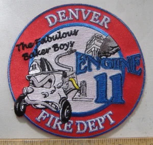 DENVER MOTOR 11 FIRE DEPT COLORADO STOFFAUFNÄHER - Bild 1 von 1