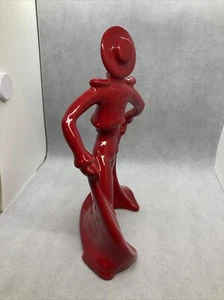 Vintage ROYAL HAEGER Mid-Century 1940-1950'S RED MATADOR 11-1/2" - Picture 1 of 6