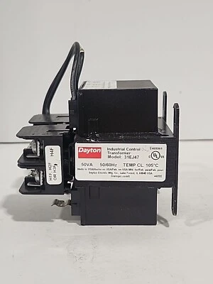 Transformador de control Dayton 31EJ47, 50 VA, 208/240/480 VAC Foto 1 de 4