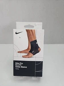 Nike Pro Dri-Fit Ankle Sleeve Pull On Lightweight Compression Fit Support Size L - Picture 1 of 3