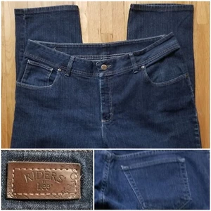 RIDERS by LEE Dark Blue 18W Womens Plus Straight Leg Stretch Jeans 157M189 - Picture 1 of 11