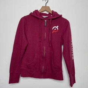 Peloton Fleece Zip Up Sweatshirt Size Small Athletic Spin Cycling Workout - Picture 1 of 7