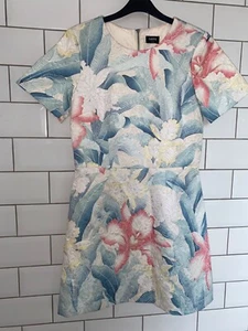 £79 OASIS Quilted Pastel Summer Dress Size 12 Summer Wedding Races Tea Party - Picture 1 of 10
