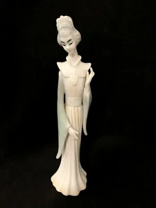 Vintage Ardalt Lenwile Japan Woman Figurine Porcelain Verithin 10.5" Elongated - Picture 1 of 8