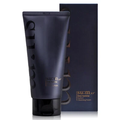 SU:M37 Dear Homme Perfect Cleansing Foam 160ml Anti Aging Moisturizing K-Beauty