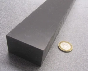 PVC Bar Grey, Type I, 1.50" Thick x 2.00" Wide x 48" Length - Picture 1 of 6