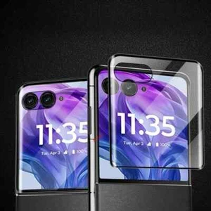 3D Curved Tempered Glass Screen Protector For Motorola Razr 50 50s Razr50 Ultra - Photo 1 sur 6