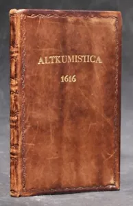 JOHANNES CLAJUS,ALTKUMISTICA THAT IS / THE TRUE GOLD ART / FROM DUNG,1616, RARE - Picture 1 of 4