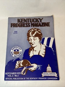 Kentucky Progress Magazine Sept 1929  American War Mothers Edition - Picture 1 of 9