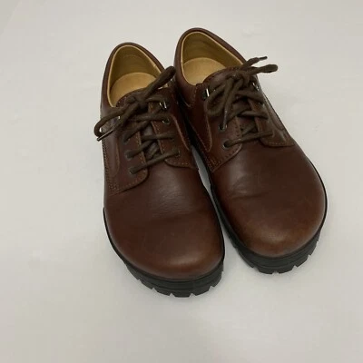 Birkenstock Shoes Mens EUR 39 US 7 Brown Leather Footprints Lace Oxford Germany - Image 1 of 4